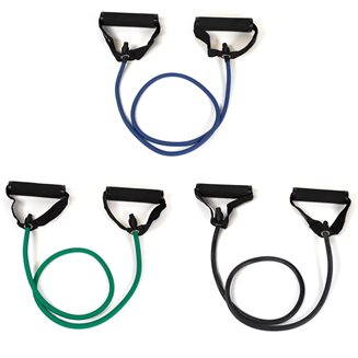 Kraftmark Gummiband med handtag Exertube, Powerband & Mini band