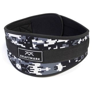 Kraftmark Træningsbælte grå/sort camo
