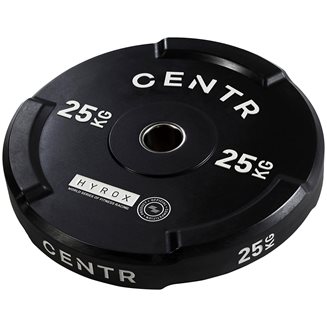 CENTR x HYROX Hyrox Competition Interlocking Bumper Plate 25 kg, Viktskivor bumper