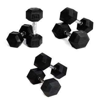 Abilica HEX Dumbbell Set 10-20 kg, Pakke Manualer - Hex