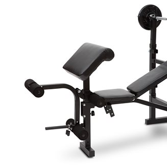 Abilica 3150 ArmCurl Attachment, Treningsbenk med skivestangstativ