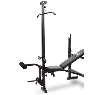 Abilica 3150 PullDown Attachment, Treningsbenk med skivestangstativ