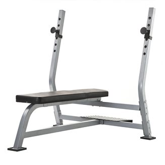Nordic Fighter Benkpress Basic, Treningsbenk med skivestangstativ