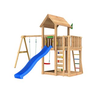 Jungle Gym Mansion 2.1 incl. Swing Module ekskl. rutsjebane