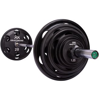 Kraftmark Stor Pakke – 127,5 kg, Vektstangsett PU