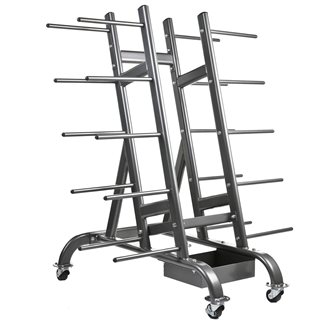 Nordic Fighter Stativ for push-up barer og vekter, Oppbevaring pumpesett