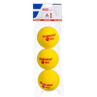 Babolat Red Foam (3-Pack), Tennisbollar