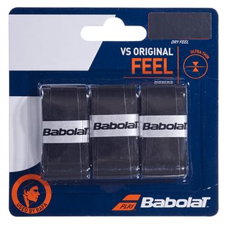 Babolat Vs Grip Black 3-Pack, Tennis grepplinda