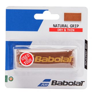 Babolat Natural Leather Grip 1-Pack, Tennis grepplindor
