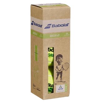 Babolat Green 3-Pack FW2024, Tennisbollar
