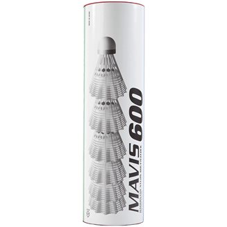 Yonex Mavis 600 - 6-Pack, Badmintonbollar