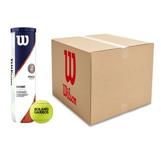 Wilson Roland Garros Clay Court Låda (18 rör)