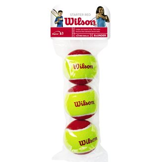 Wilson Starter Red (3-Pack), Tennisbollar