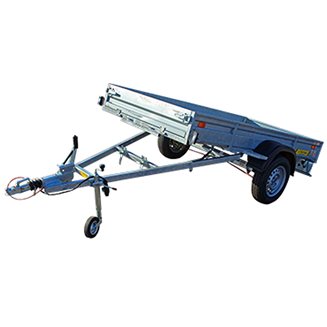 TK-Trailer SL-750, Obromsad släpvagn