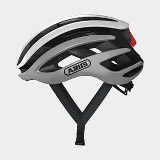ABUS AirBreaker Silver White, Cykelhjälm