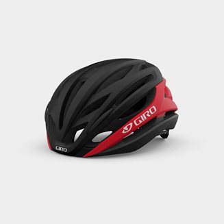 Giro Syntax MIPS Matte Black Bright Red, Cykelhjälm