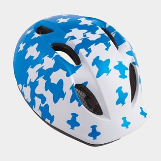 Met Superbuddy White Blue Airplanes/Matt, Cykelhjälm