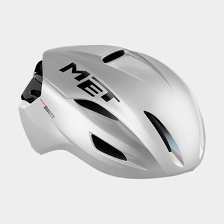 Met Manta MIPS White Holographic/Glossy, Cykelhjälm