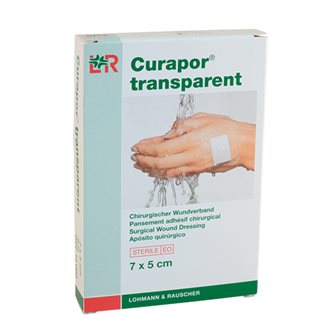 Lohmann Curapor S (sterile bandage) 7x5cm, Plaster