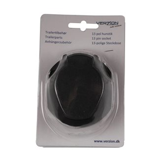 Variant Släpvagnskontakt hona 13 pol m/skruv plast, Blister