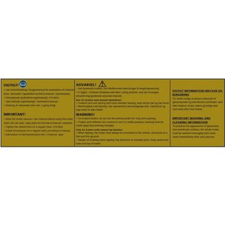 Variant Safety Sticker - small - 275 x 80 mm