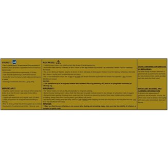 Variant Safety Sticker - Closed Box Trailer 275 x 85 mm