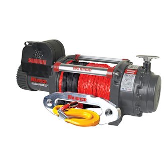 Warrior Winches Samurai 20,000lb Heavy Duty Vinsch, 12VAvy Duty Vinsch, 12VArmortek syntet
