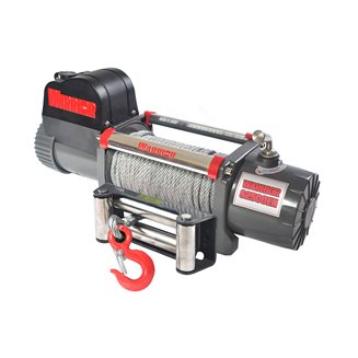 Warrior Winches Samurai 2500lb EN Vinsch, 24V Stålvajernsch, 24V Stålvajer