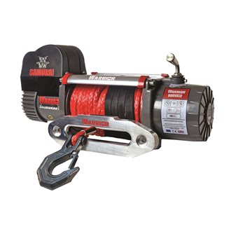 Warrior Winches Samurai 8000lb Premium Vinsch, 12V Armorum Vinsch, 12V Armortek syntet