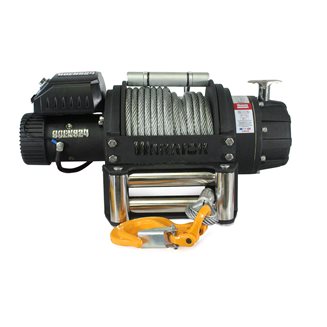 Warrior Winches EN 8000kg Vinsch, 24V StålvajerV Stålvajer