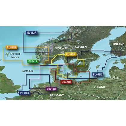 Garmin Baltic Sea East Coast microSD™/SD ™-kortti: VEU065R, Kartat & Ohjelmistot
