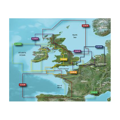 Garmin France Inland Waters Garmin microSD™/SD™ card: HXEU061R, Kartat & Ohjelmistot