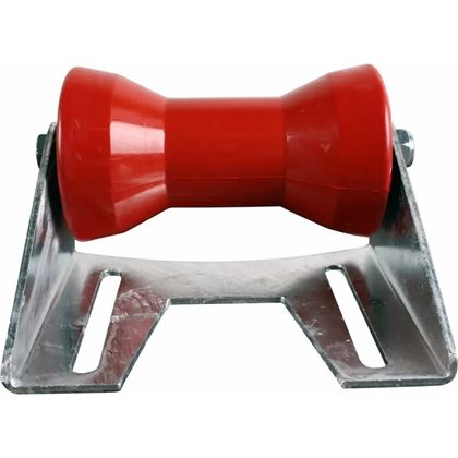 Variant Kölrulle med beslag 200 mm röd