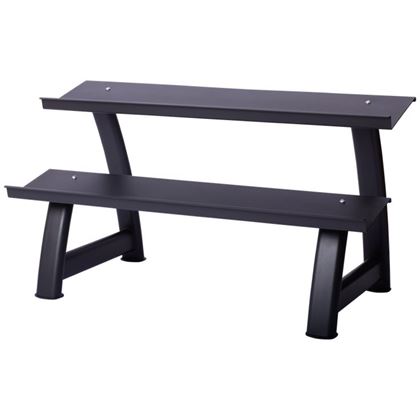 Master Fitness HANTELSTÄLL HEX B 2-PLAN BLACK