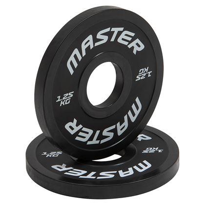 Master Fitness Change Plate set 50 mm, Vektpakke gummibelagt
