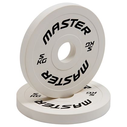 Master Fitness Change Plate set 50 mm, Vektpakke gummibelagt