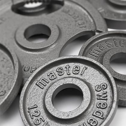 Master Fitness Vektpakke 50 mm Iron 120 kg, Vektpakke jern