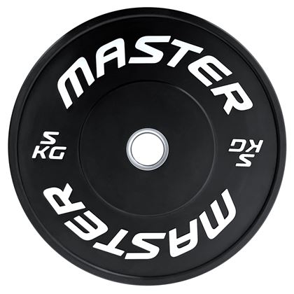 Master Fitness Painolevy Bumperplate Musta, Levypainot Bumper