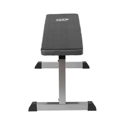 Master Fitness Flat Bench Silver, Träningsbänk