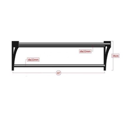 Master Fitness Triangular Chin Up Bar Short, Rig Master Fitness
