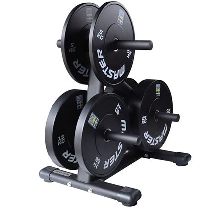 Master Fitness Viktställ 50 mm Gold, Förvaring viktskivor