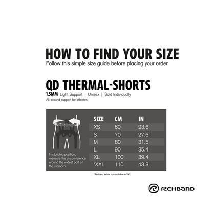 Rehband QD Thermal Shorts 1.5 mm, Kompressionsplagg