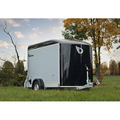 Debon Roadster C300 - grå plywoodväggar, Skåpsläp