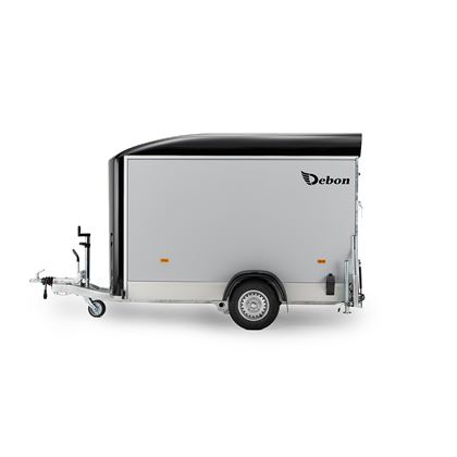 Debon Roadster C300 - grå plywoodväggar, Skåpsläp
