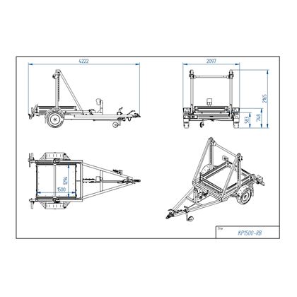 Tiki KP1500-RB, Kabeltrailer