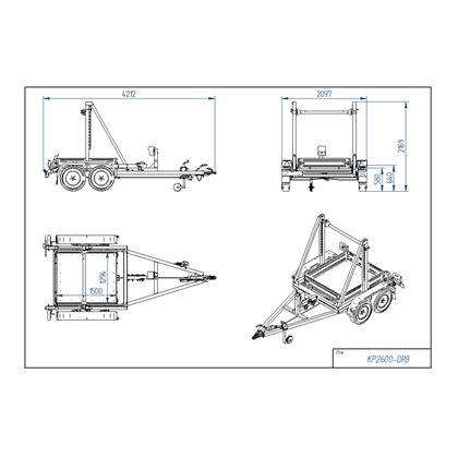 Tiki KP2600-DRB, Kabeltrailer