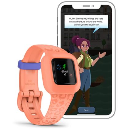 Garmin vivofit jr. 3, Peach Leopard