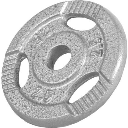 Gorilla Sports Hantlar TRIGRIP Silver - 2x15kg