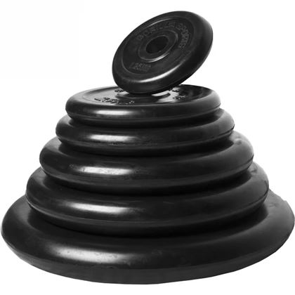 Gorilla Sports Hantler GUMMI Støpejern - 2x15kg, Manualsett