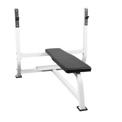 Gorilla Sports Benkpress 250kg Støtteplate, Treningsbenk med skivestangstativ